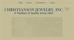 Desktop Screenshot of christiansonjewelry.com