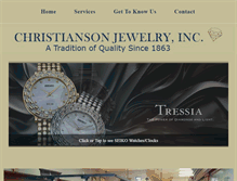 Tablet Screenshot of christiansonjewelry.com